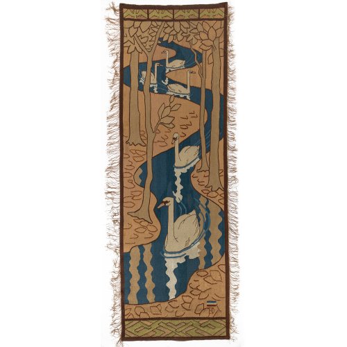 'Five Swans' pillar tapestry, 1896/97