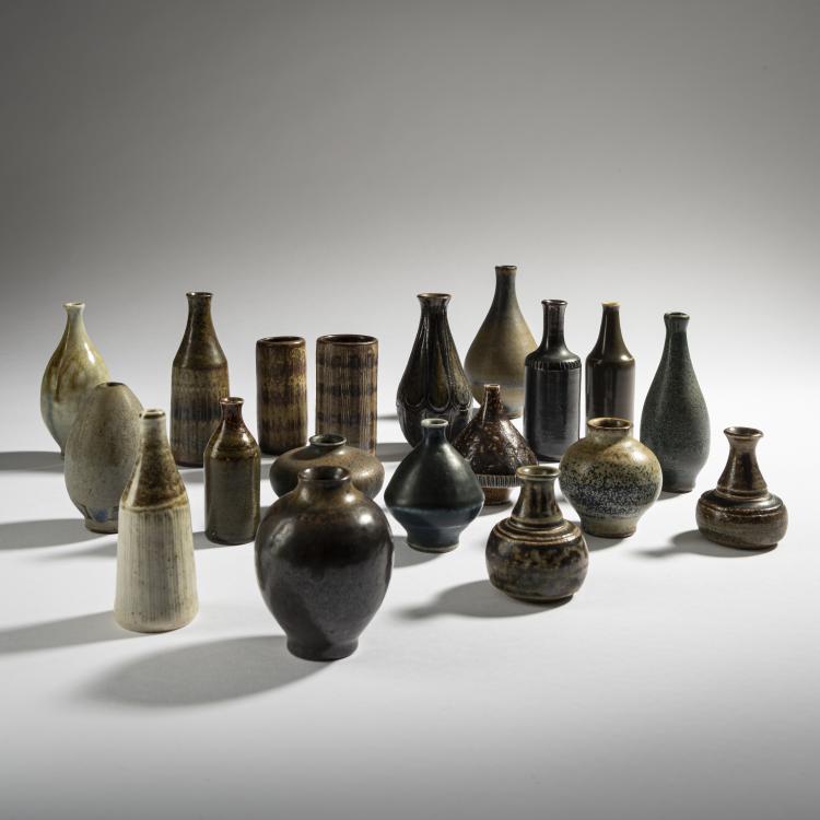 Hauptbild zu Objekt, 20 miniature vases, 1950s, Arthur Andersson, Wallakra, Nordwest Sk&aring;ne, 161C 566