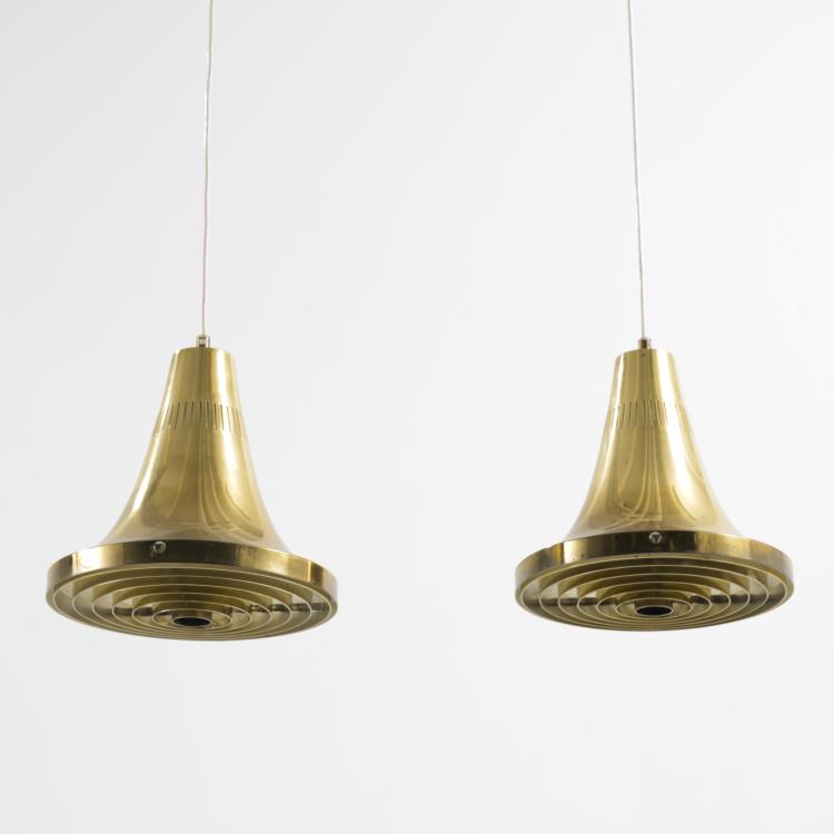 Hauptbild zu Objekt, 2 ceiling lights, 1960s, Hans-Agne Jakobsson, Jakobsson, Hans-Agne, Markaryd, 161C 673