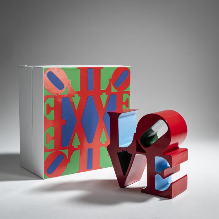 Hauptbild zu Objekt, 'Love Red Blue Green', 2018, Robert Indiana, Robert Indiana &Eacute;ditions Studio, 160C 626