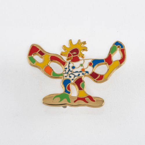 Brooch/pendant 'Oiseau de Feu Blanc', around 2000