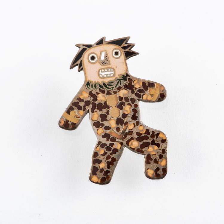 Hauptbild zu Objekt, Anh&auml;nger 'Generale', 1980er Jahre, Enrico Baj, 160D 641