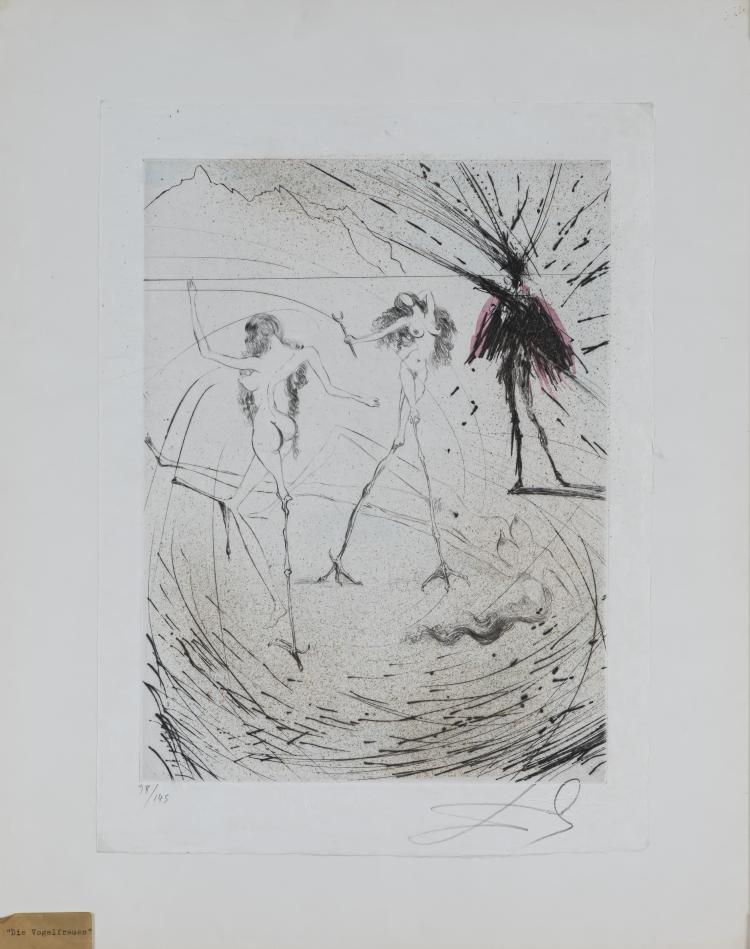 Bild 3 zu Objekt, Vollst&auml;ndige Serie 'Faust. La Nuit de Walpurgis', 1968/69, Salvador Dal&iacute;, Graphik Europa Anstalt Robbe (Hrsg.), 160C 489