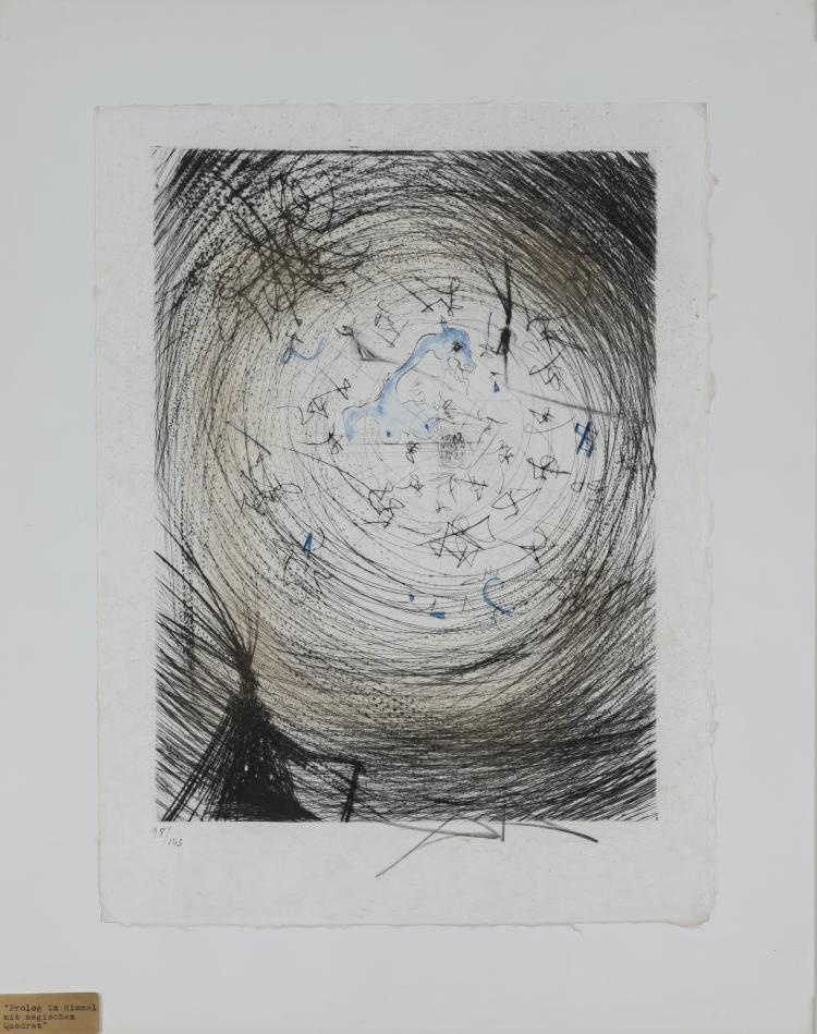 Bild 7 zu Objekt, Vollst&auml;ndige Serie 'Faust. La Nuit de Walpurgis', 1968/69, Salvador Dal&iacute;, Graphik Europa Anstalt Robbe (Hrsg.), 160C 489