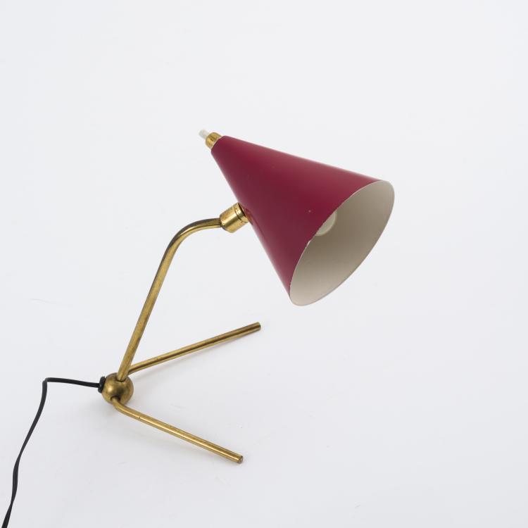 Hauptbild zu Objekt, Tischleuchte, um 1950, Italien, 161A 16