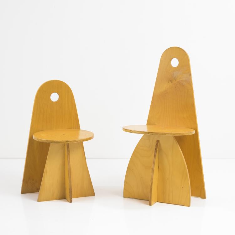 Bild 2 zu Objekt, 7 'Apollo' - '3017' children's chairs, 1980s, Jacobus Johannes Josephus Verzuu (in the style of), ADO, Berg en Bosch, 161C 766