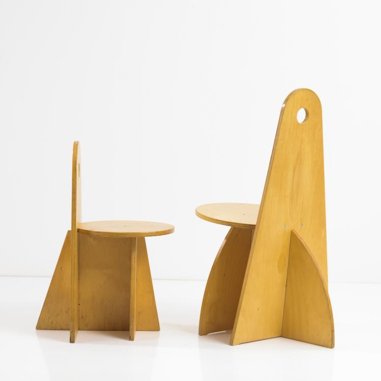Bild 3 zu Objekt, 7 'Apollo' - '3017' children's chairs, 1980s, Jacobus Johannes Josephus Verzuu (in the style of), ADO, Berg en Bosch, 161C 766
