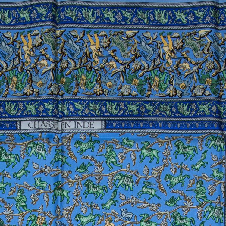 Bild 1 zu Objekt, 'Chasse d'Inde' scarf, 1985/86, Mich&egrave;le Duch&ecirc;ne, Herm&egrave;s, Paris, 160E 784