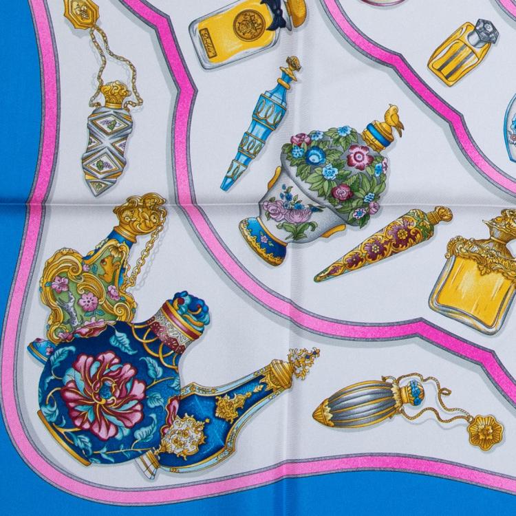 Bild 1 zu Objekt, 'Qu'importe le flacon' scarf, 1988, Catherine Baschet, Herm&egrave;s, Paris, 160E 778