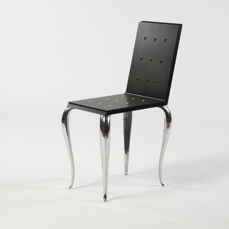 Hauptbild zu Objekt, 'Lola Mundo' folding chair / stool, 1988, Philippe Starck, Driade, Caorso, 161C 744