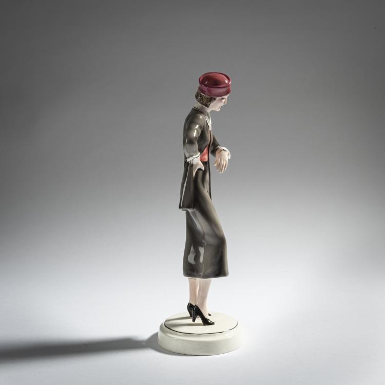 Bild 2 zu Objekt, 'Rendezvous', 1932/33, Stephan Dakon, Goldscheider, Wien, 161E 1232