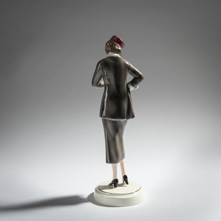 Bild 3 zu Objekt, 'Rendezvous', 1932/33, Stephan Dakon, Goldscheider, Wien, 161E 1232