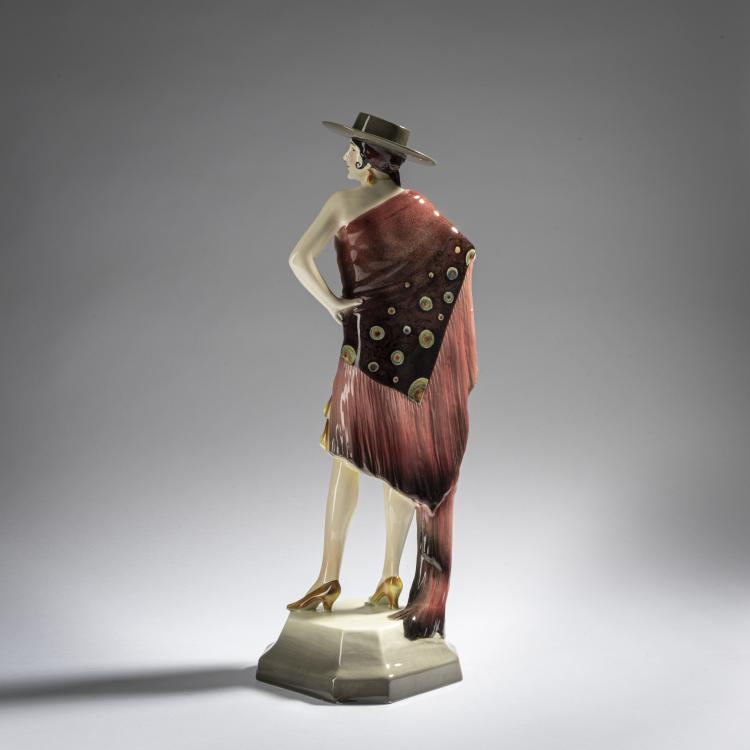 Bild 2 zu Objekt, Spanierin, um 1929, Josef Lorenzl, Goldscheider, Wien, 161E 1228