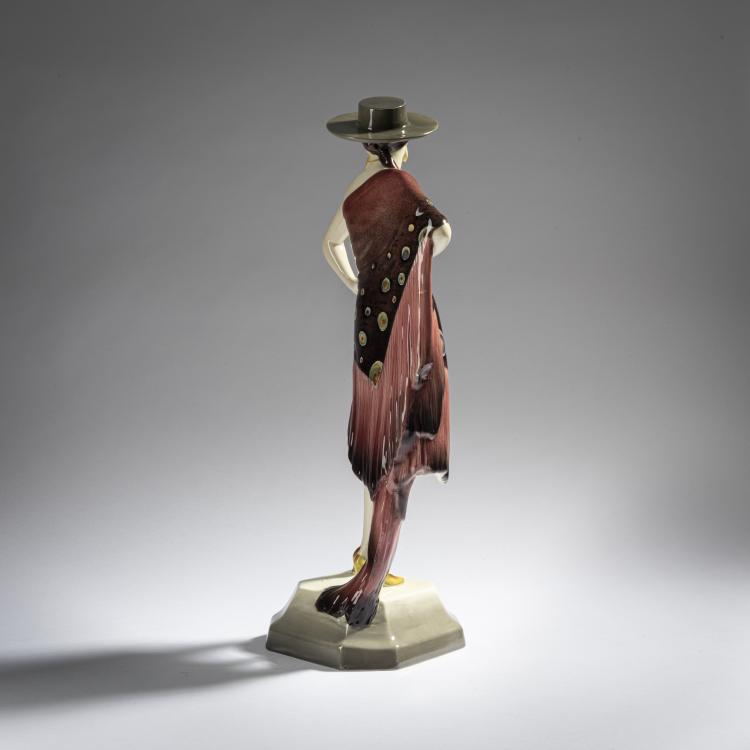 Bild 3 zu Objekt, Spanierin, um 1929, Josef Lorenzl, Goldscheider, Wien, 161E 1228