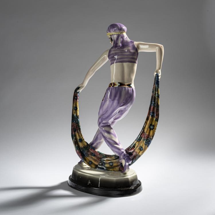 Bild 1 zu Objekt, 'Odalisk', c. 1922, Josef Lorenzl, Goldscheider, Wien, 161E 1213