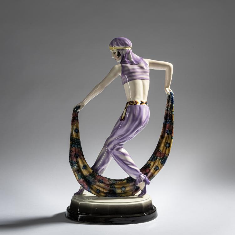 Bild 2 zu Objekt, 'Odalisk', c. 1922, Josef Lorenzl, Goldscheider, Wien, 161E 1213