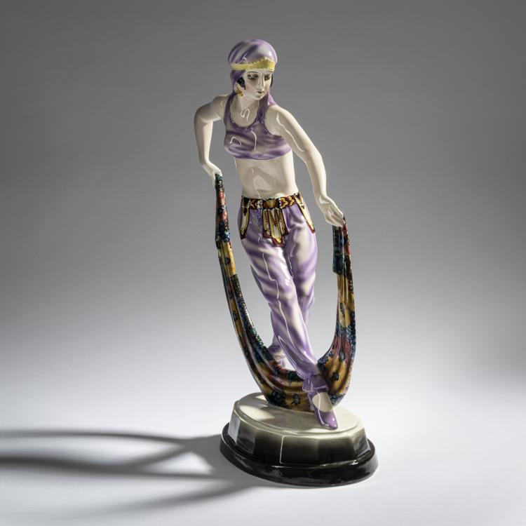 Bild 3 zu Objekt, 'Odalisk', c. 1922, Josef Lorenzl, Goldscheider, Wien, 161E 1213