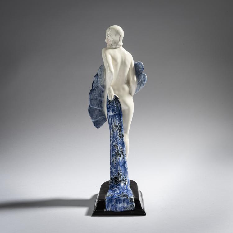 Bild 3 zu Objekt, 'F&auml;cher(dame)', um 1928/29, Stephan Dakon, Goldscheider, Wien, 161E 1226