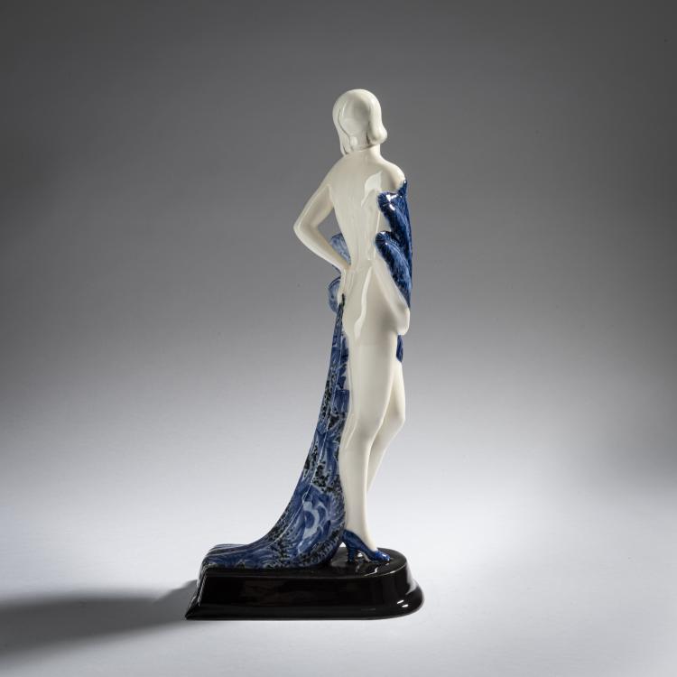 Bild 4 zu Objekt, 'F&auml;cher(dame)', um 1928/29, Stephan Dakon, Goldscheider, Wien, 161E 1226