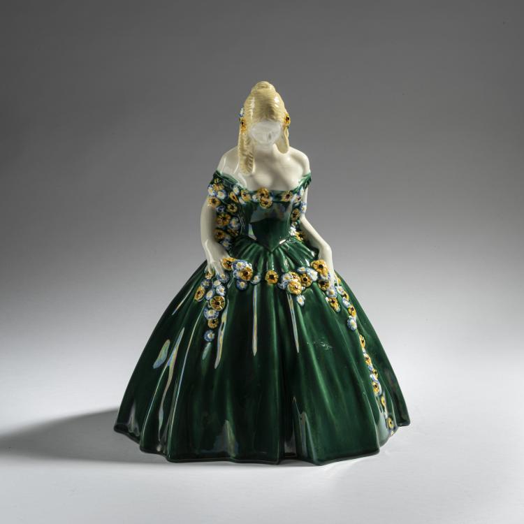 Bild 1 zu Objekt, Crinoline with flower garland, 1907, Michael Powolny, Gmundner Keramik, 161E 1204