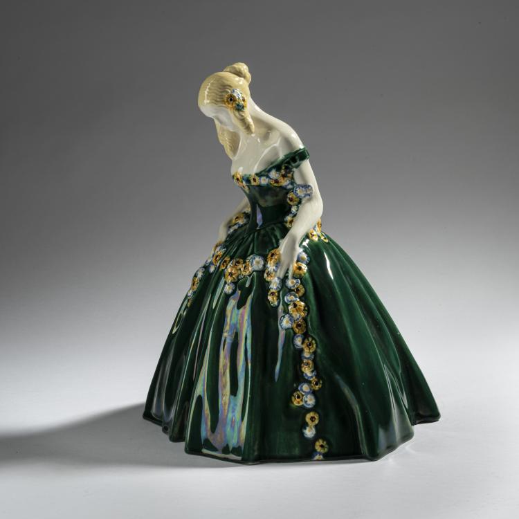 Bild 2 zu Objekt, Crinoline with flower garland, 1907, Michael Powolny, Gmundner Keramik, 161E 1204