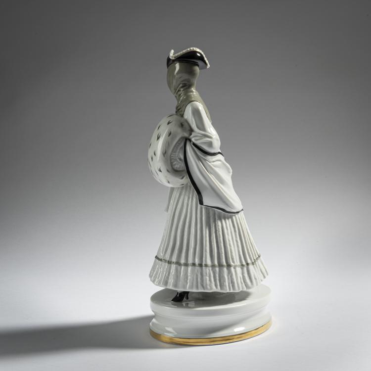 Bild 2 zu Objekt, 'Dame mit Muff (Lo Hesse)', 1918, Constantin Holzer-Defanti, Rosenthal, Selb, 161E 1186