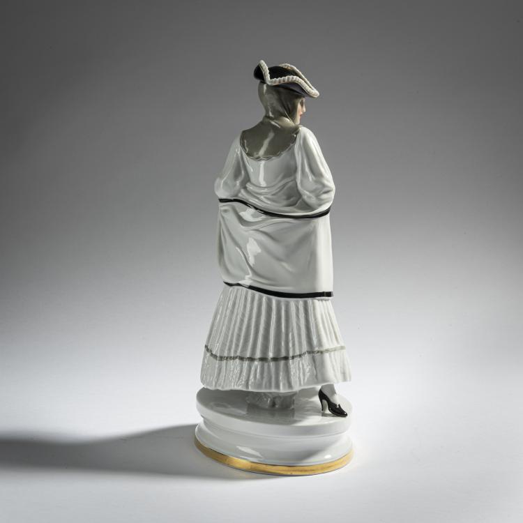 Bild 3 zu Objekt, 'Dame mit Muff (Lo Hesse)', 1918, Constantin Holzer-Defanti, Rosenthal, Selb, 161E 1186