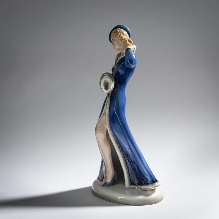 Bild 3 zu Objekt, 'Muffdame', 1937/38, Claire Herczeg-Weiss, Goldscheider, Wien, 161E 1241