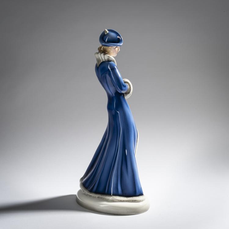 Bild 5 zu Objekt, 'Muffdame', 1937/38, Claire Herczeg-Weiss, Goldscheider, Wien, 161E 1241