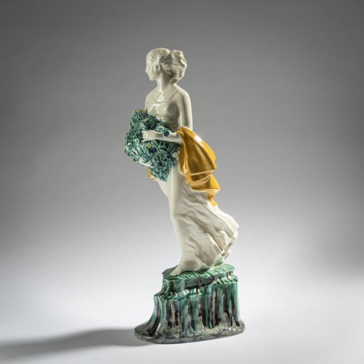 Bild 4 zu Objekt, Jahreszeitenfigur 'Fr&uuml;hling', 1913/14, Ida Schwetz-Lehmann, Vereinigte Wiener und Gmundner Keramik, 161E 1252
