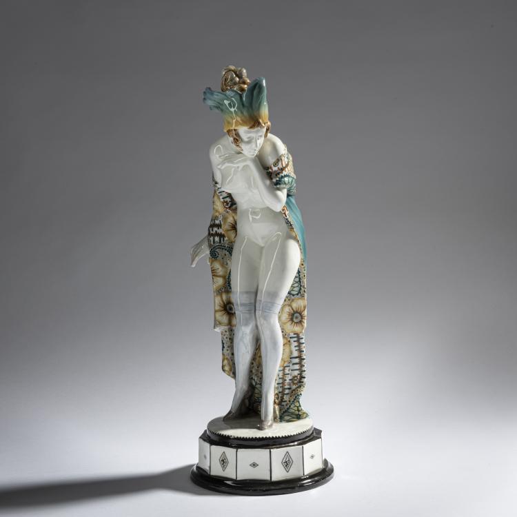 Hauptbild zu Objekt, 'Fascination', c. 1922, Wilhelm Thomasch, Goldscheider, Wien, 161E 1214