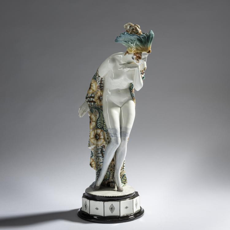 Bild 1 zu Objekt, 'Fascination', c. 1922, Wilhelm Thomasch, Goldscheider, Wien, 161E 1214