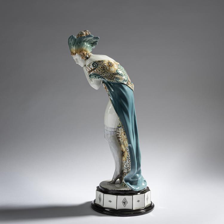 Bild 3 zu Objekt, 'Fascination', c. 1922, Wilhelm Thomasch, Goldscheider, Wien, 161E 1214