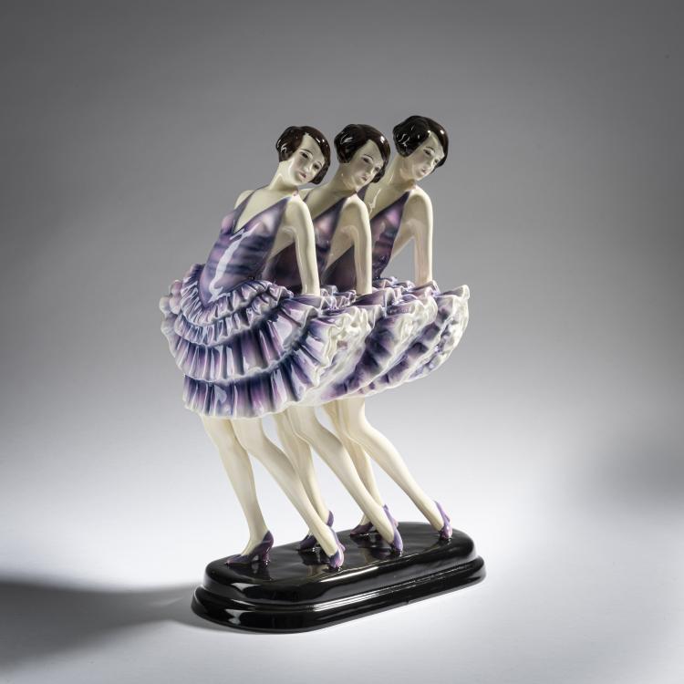 Bild 1 zu Objekt, 'Sisters', c. 1929, Stephan Dakon, Goldscheider, Wien, 161E 1229