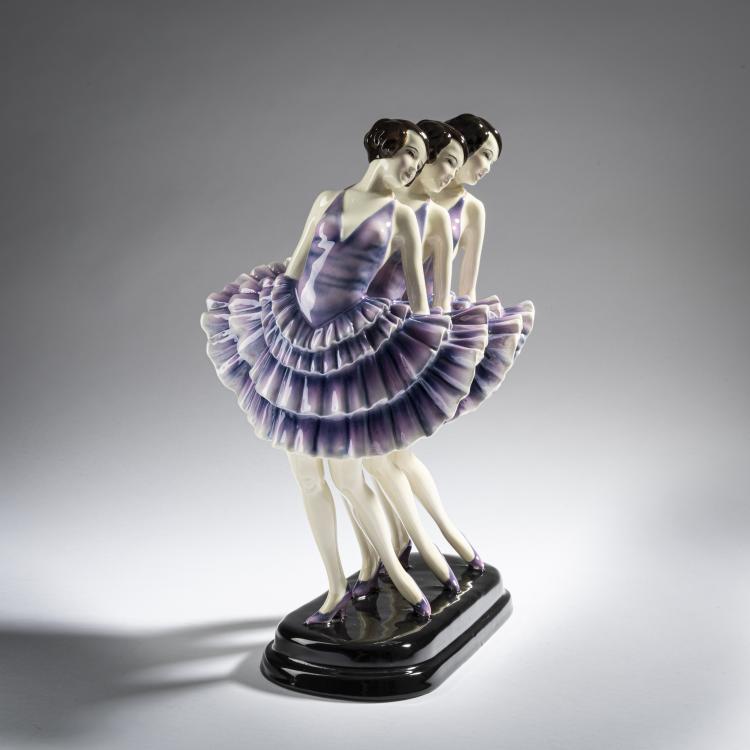 Bild 5 zu Objekt, 'Sisters', c. 1929, Stephan Dakon, Goldscheider, Wien, 161E 1229