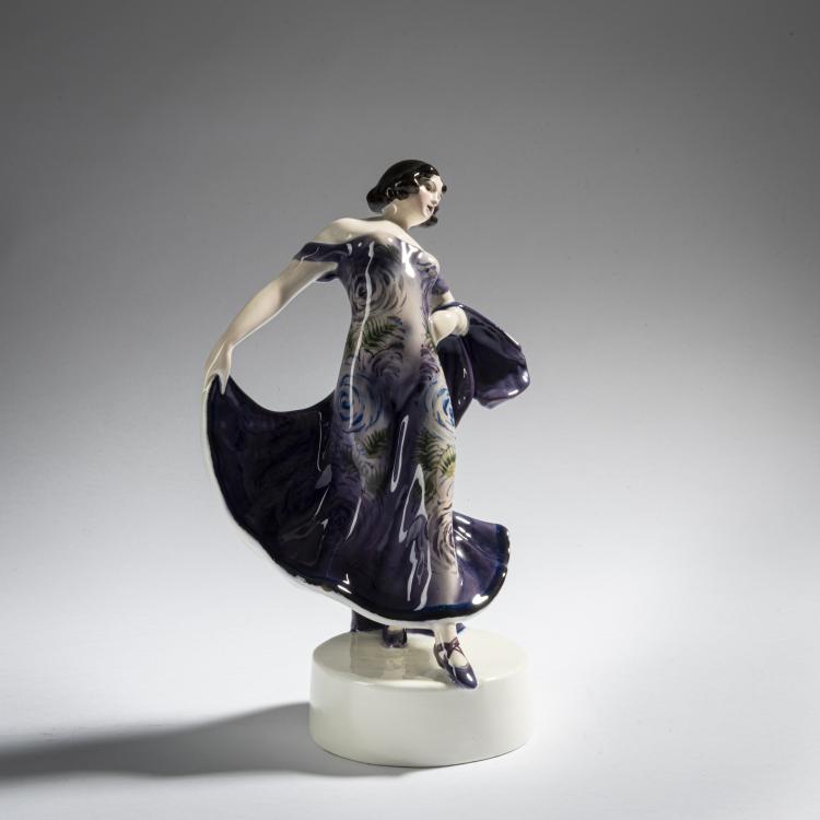 Bild 1 zu Objekt, 'Dancer in Spinning Movement', 1912/14, Helmut Lindner, Goldscheider, Wien, 161E 1212