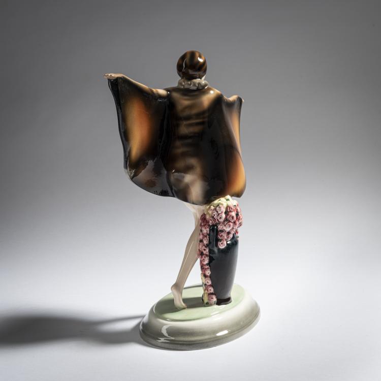 Bild 3 zu Objekt, 'Gefangener Vogel', um 1922, Josef Lorenzl, Goldscheider, Wien, 161E 1237