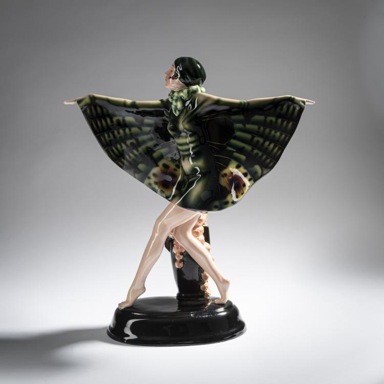 Bild 4 zu Objekt, 'Captive Bird', c. 1922, Josef Lorenzl, Goldscheider, Wien, 161E 1215