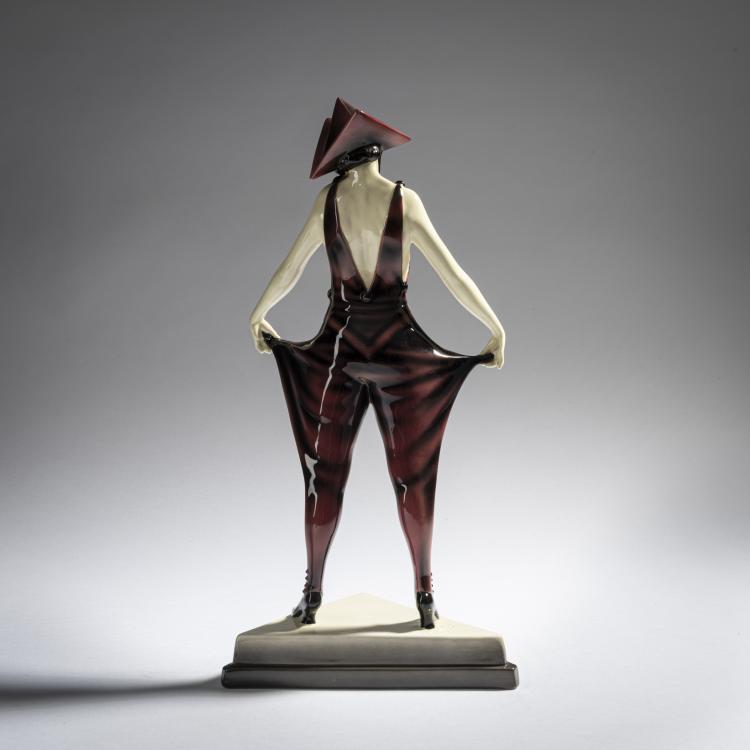 Bild 2 zu Objekt, 'Tricorne', c. 1927, Stephan Dakon, Goldscheider, Wien, 161E 1224