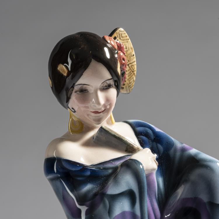 Bild 4 zu Objekt, 'Dolores del Rio as Carmen', c. 1927, Josef Lorenzl, Goldscheider, Wien, 161E 1225