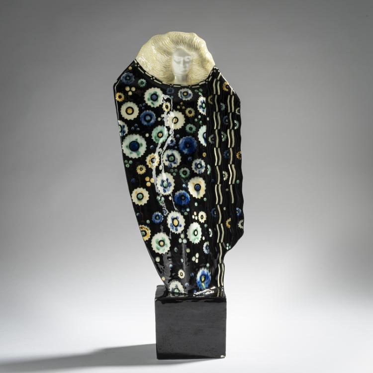 Hauptbild zu Objekt, Figur im Stile der Wiener Secession, um 1900, Wien, Kunstgewerbeschule, 161E 1255