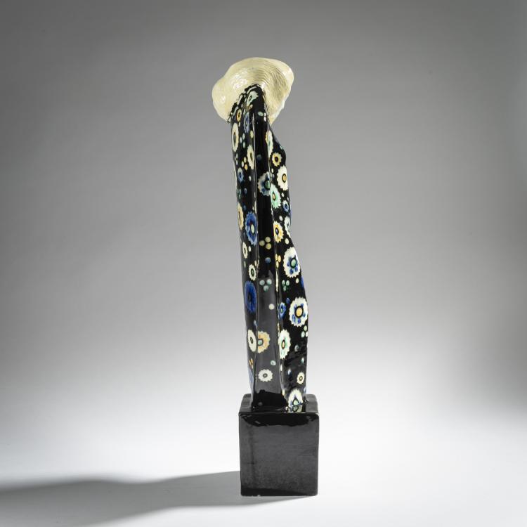 Bild 2 zu Objekt, Figur im Stile der Wiener Secession, um 1900, Wien, Kunstgewerbeschule, 161E 1255