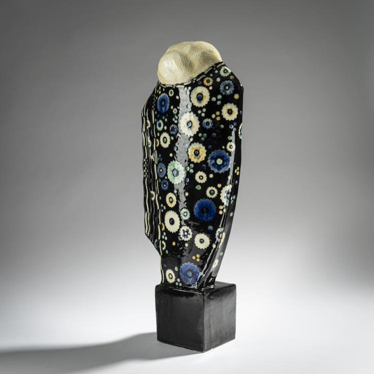 Bild 3 zu Objekt, Figur im Stile der Wiener Secession, um 1900, Wien, Kunstgewerbeschule, 161E 1255