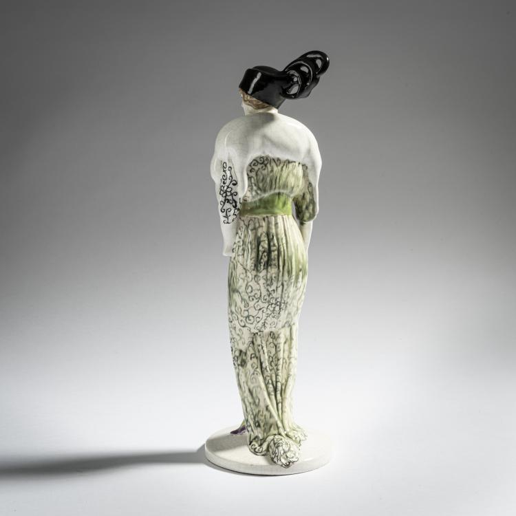 Bild 2 zu Objekt, Fashion lady in a white fur, c. 1913/14, Eduard Klablena, Langenzersdorf, 161E 1248