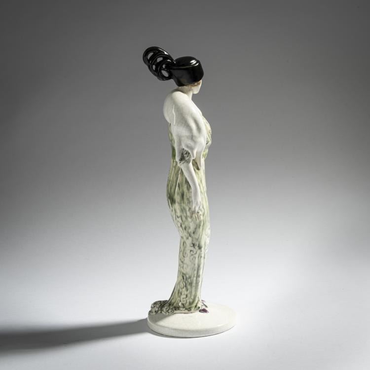 Bild 3 zu Objekt, Fashion lady in a white fur, c. 1913/14, Eduard Klablena, Langenzersdorf, 161E 1248