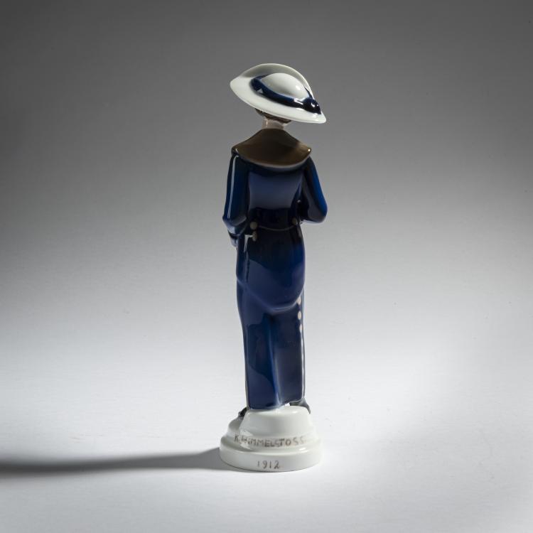Bild 1 zu Objekt, 'Modedame', 1912, Karl Himmelsto&szlig;, Rosenthal, Selb, 161E 1181