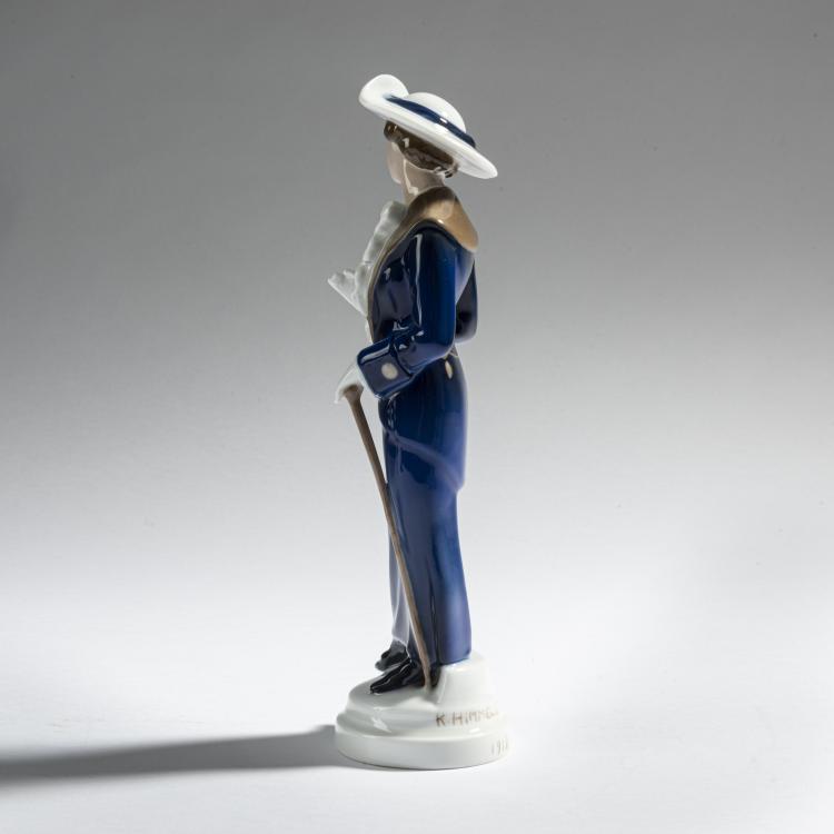 Bild 4 zu Objekt, 'Modedame', 1912, Karl Himmelsto&szlig;, Rosenthal, Selb, 161E 1181