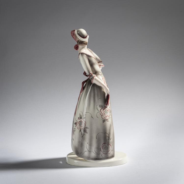 Bild 3 zu Objekt, 'Posing Young Lady in a Hat', c. 1931, Claire Herczeg-Weiss, Goldscheider, Wien, 161E 1240