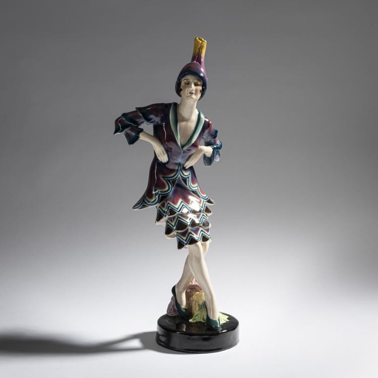 Hauptbild zu Objekt, 'Tanz der Eitelkeit', um 1923, Josef Kostial, Goldscheider, Wien, 161E 1218