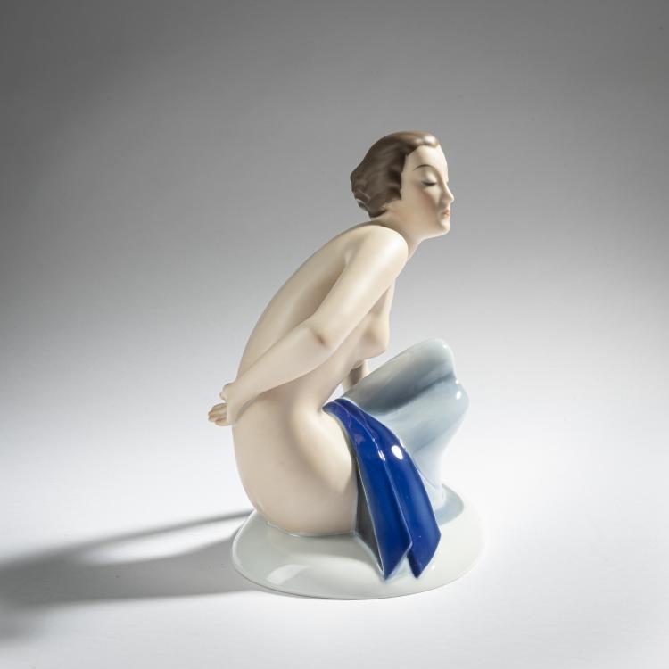 Hauptbild zu Objekt, Badende, um 1932, Gerhard Schliepstein, Rosenthal, Selb, 161E 1197